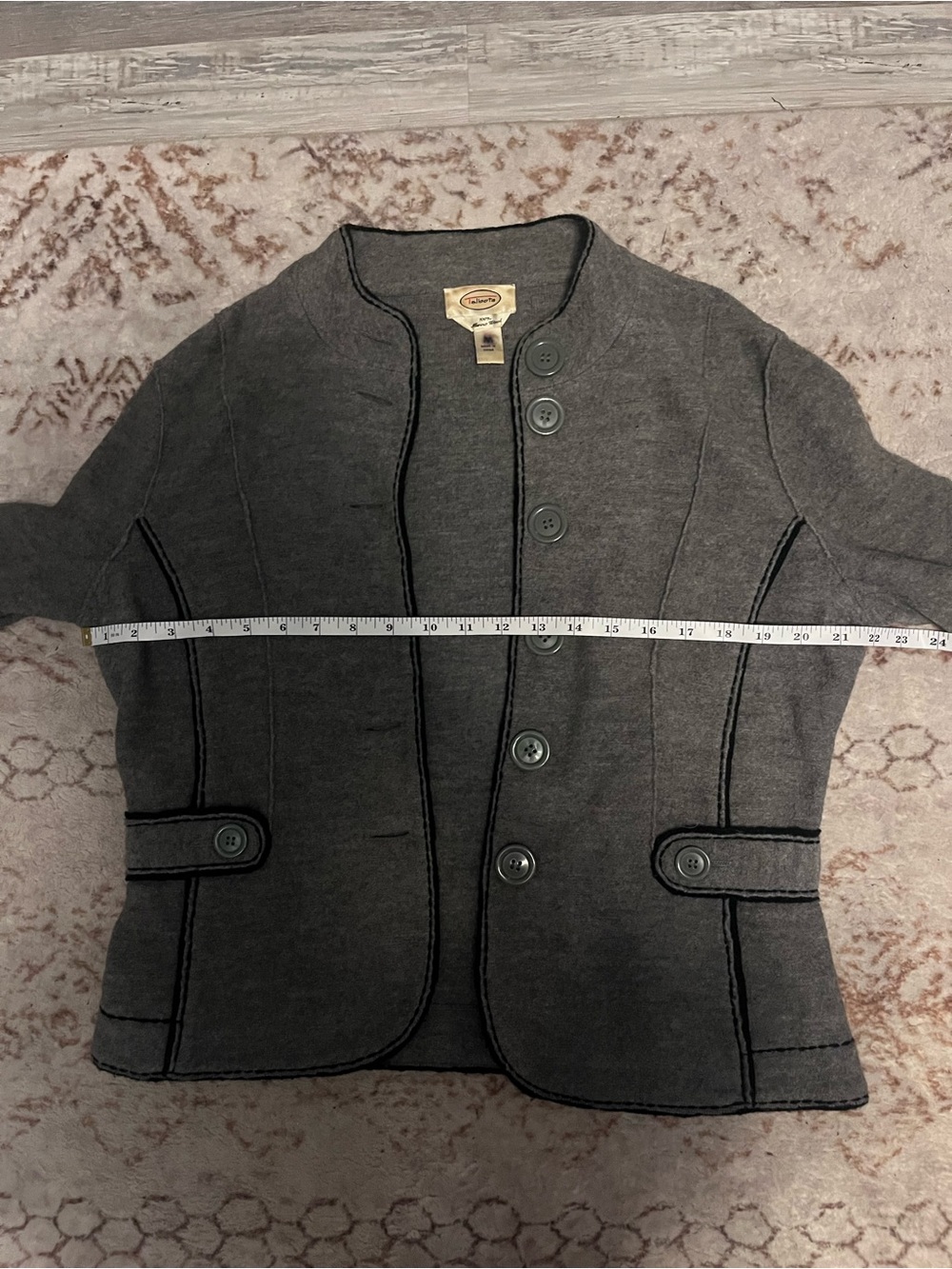 Talbot’s Merino Wool button down jacket - Picture 2 of 4
